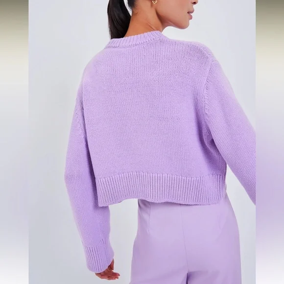 Tuckernuck Lilac Crewneck Sweater - Picture 4 of 11